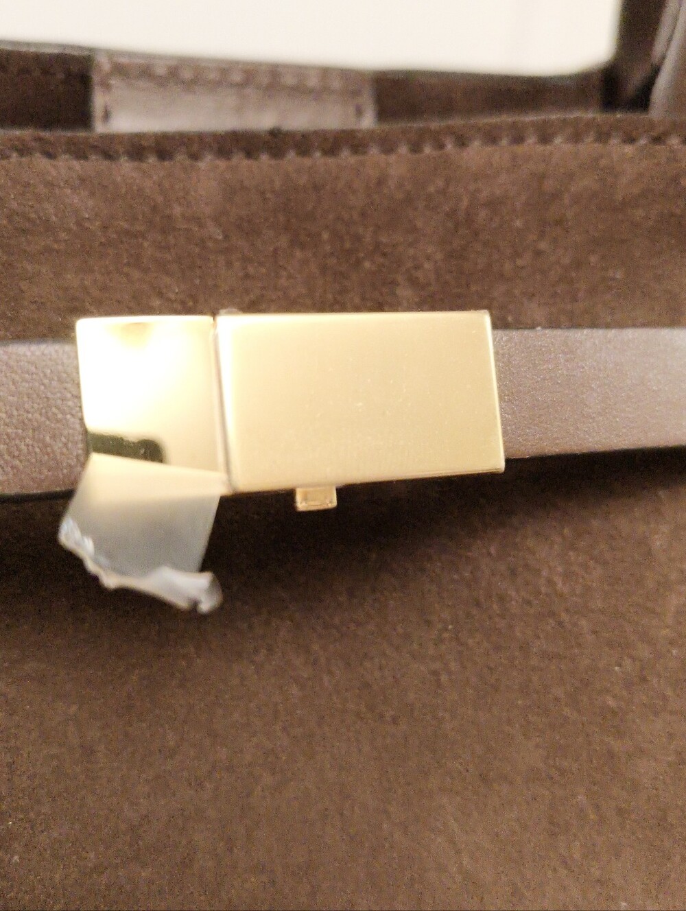 *BEST PRICE ONLINE*  Demellier Midi Mocha Suede Purse NWOT with Bonus organizer! - Picture 9 of 12